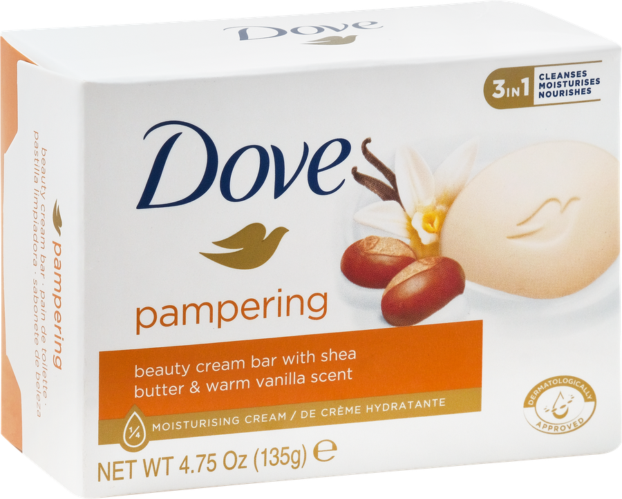 Крем-мыло DOVE Pampering Масло ши и ваниль, 135г, предпросмотр