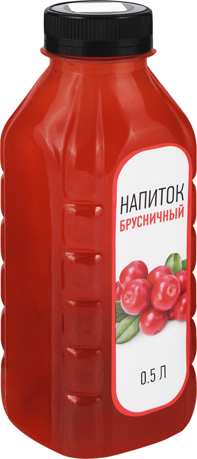Напиток Брусничный негазированный, 0.5л, предпросмотр