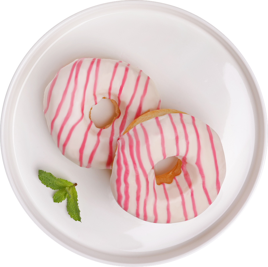Донат с ванильно-сливочным вкусом, 65г, предпросмотр