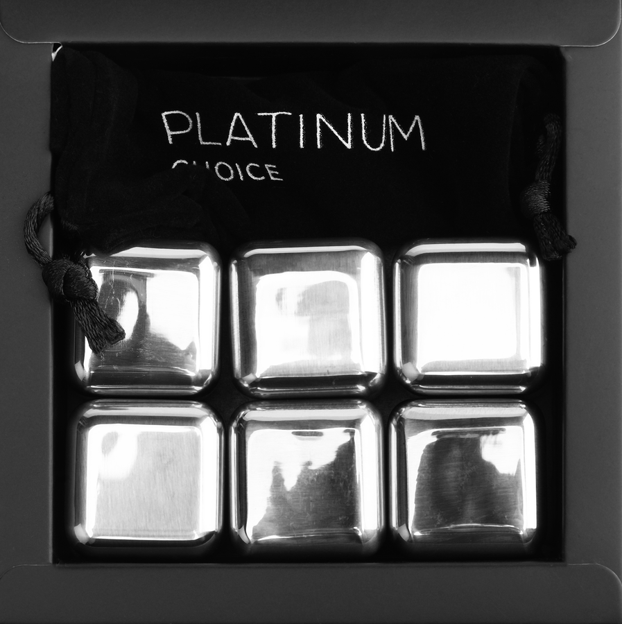 Набор кубиков для охлаждения напитков PLATINUM CHOICE нержавеющая сталь, Арт. BO-R3, 6шт, предпросмотр