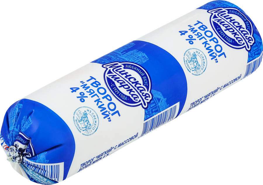 Творог мягкий МИНСКАЯ МАРКА 4%, без змж, 400г, превью