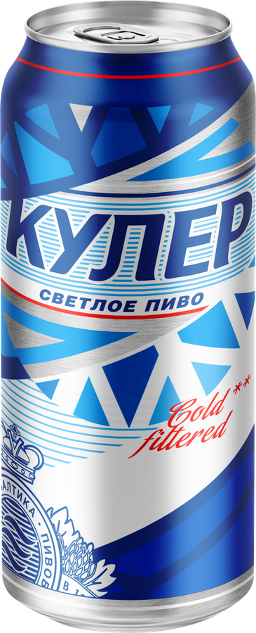 Пиво светлое БАЛТИКА Кулер пастеризованное 4,7%, 0.45л, предпросмотр