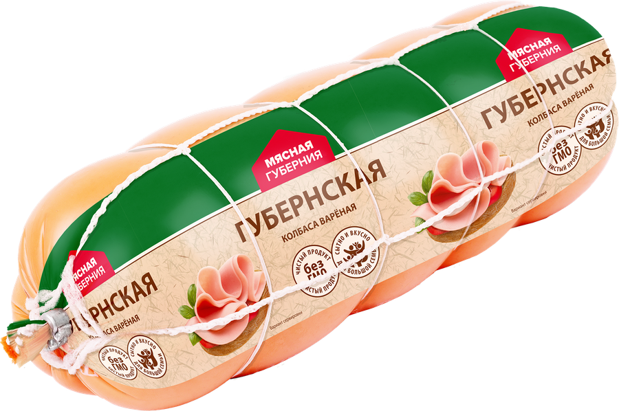 Колбаса вареная МЯСНАЯ ГУБЕРНИЯ Губернская, весовая, предпросмотр