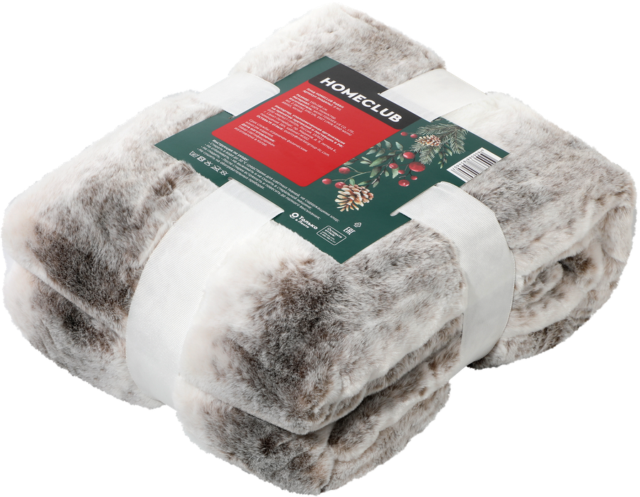 Плед HOMECLUB Winter classics Rabbit 150х180см, Арт. B-W1, предпросмотр