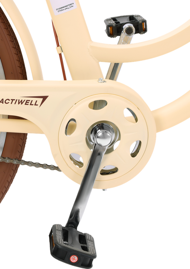 Велосипед городской ACTIWELL City, колеса 26" стальная рама, с корзиной, в ассортименте, Арт. CTY26ST-UW, предпросмотр