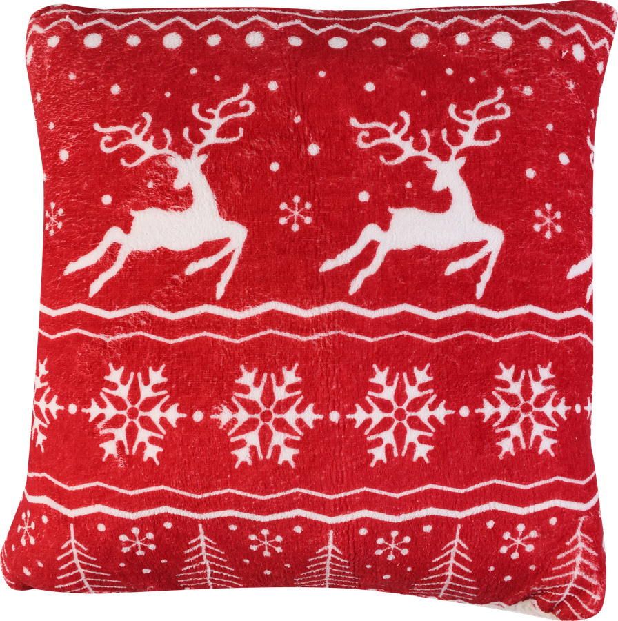 Подушка декоративная HOMECLUB Winter classics 40х40см, с шерпой, Арт. NP-B5, превью