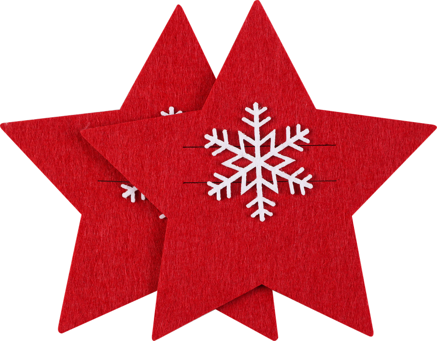 Набор декоративных салфеток HOMECLUB Winter classics, фетр, Арт. K-N1, 2шт, превью