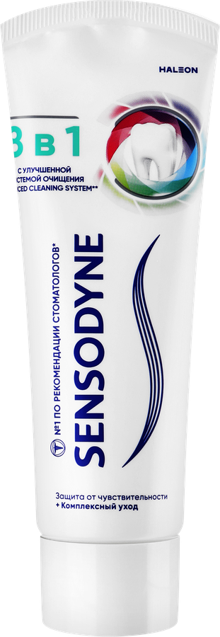 Зубная паста SENSODYNE 8в1 Комплексное очищение и защита от повышенной чувствительности, 75мл, предпросмотр