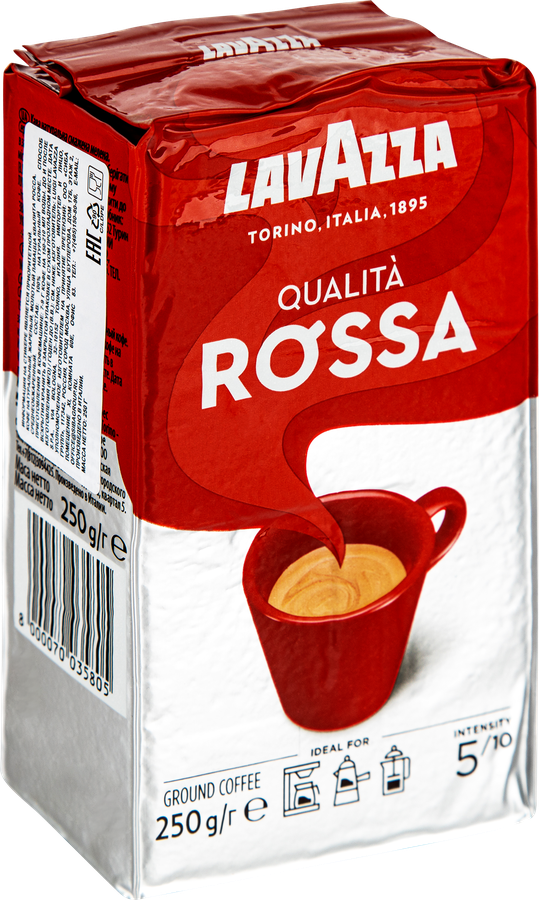 Кофе молотый LAVAZZA Qualita Rossa натуральный, 250г, превью