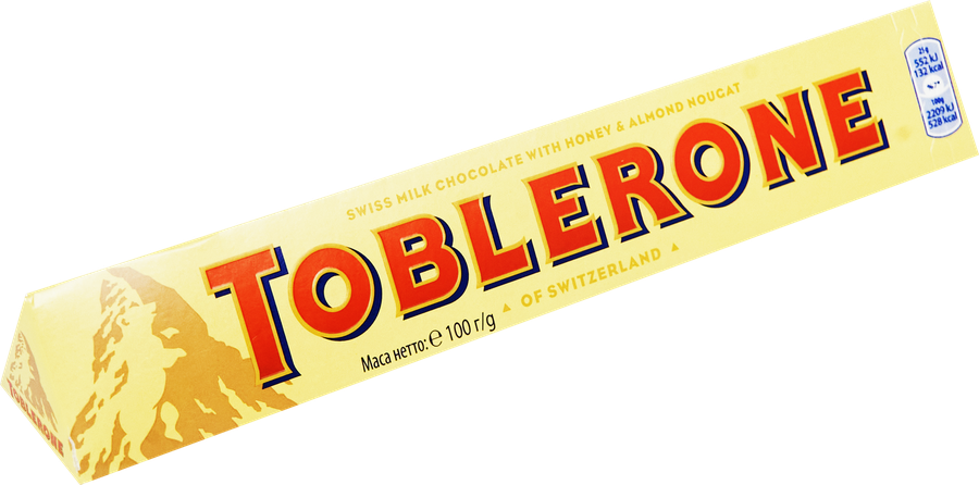 Шоколад молочный TOBLERONE с медово-миндальной нугой, 100г, предпросмотр