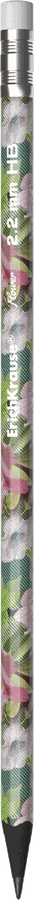 Карандаш чернографитный ERICHKRAUSE Flower, пластиковый, трехгранный, с ластиком, HB, Арт. 55282, превью