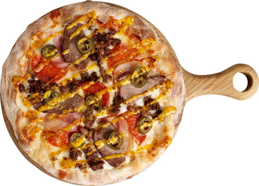 Пицца Мясная c халапеньо, 400г, предпросмотр