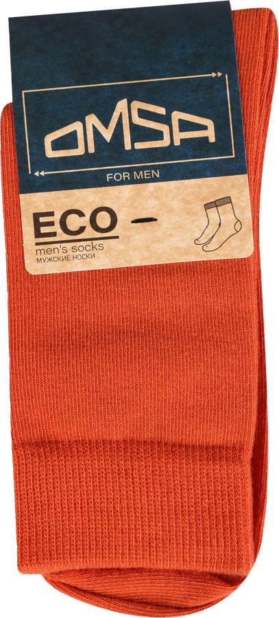 Носки мужские OMSA For men, terracotta, размеры в ассортименте, Арт. OMSA ECO 401 Colors, превью