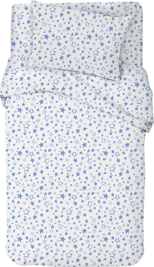 Пододеяльник для детской кроватки LITTLE TIMES 112х145см, бязь, предпросмотр
