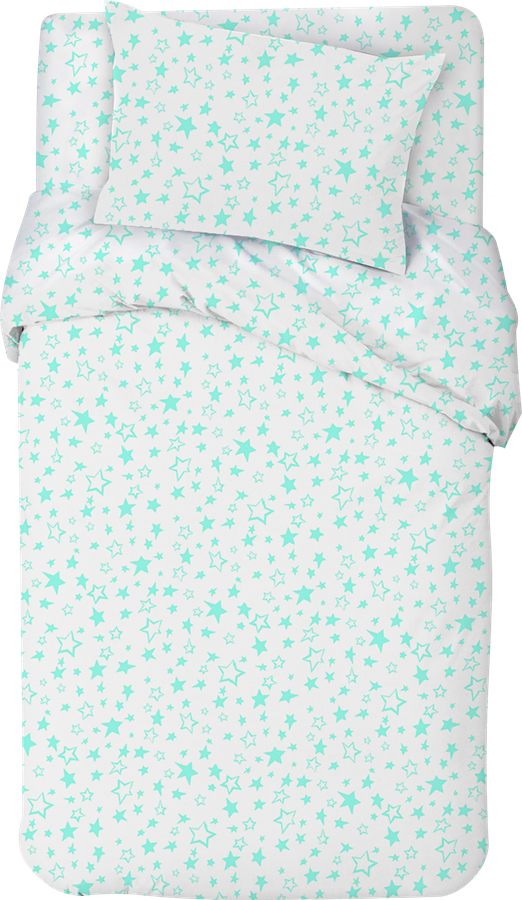 Пододеяльник для детской кроватки LITTLE TIMES 112х145см, бязь, превью