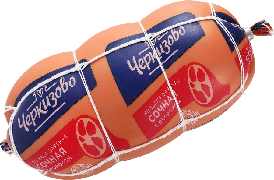 Колбаса вареная ЧЕРКИЗОВО Сочная с окороком, 380г, превью
