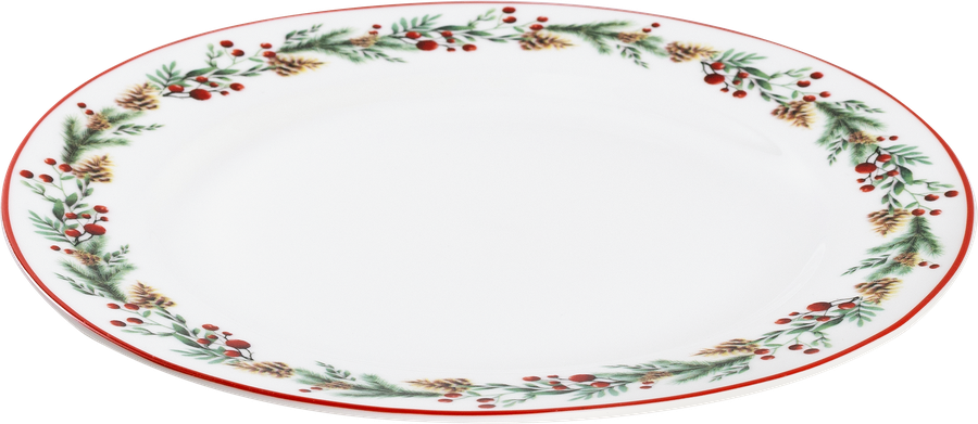Тарелка десертная HOMECLUB Red Berries 20,2см, фарфор, Арт. ED-p2, предпросмотр