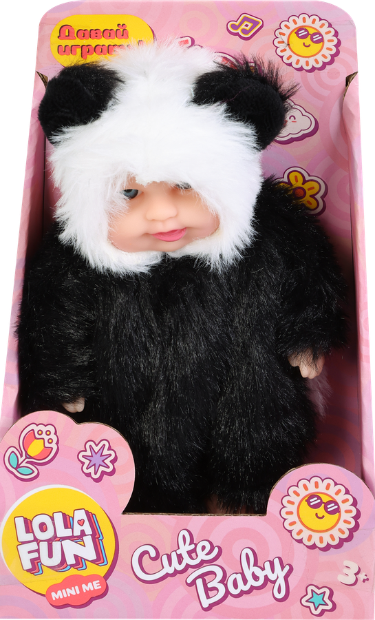 Игрушка LOLA FUN Пупс в меховой одежде, 13см, Арт. 13016, превью