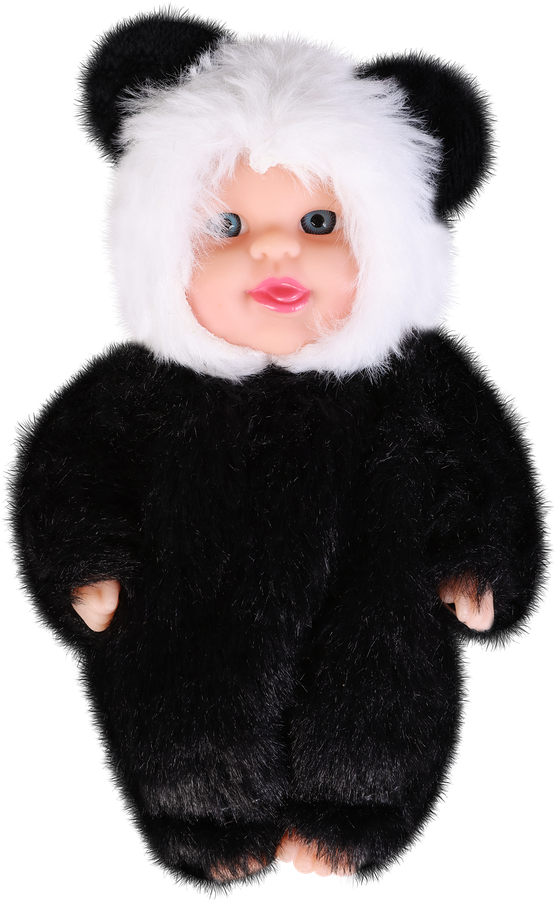 Игрушка LOLA FUN Пупс в меховой одежде, 13см, Арт. 13016, предпросмотр