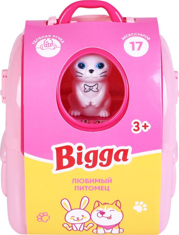 Набор игровой BIGGA Питомец в переноске, Арт. B1573617, превью