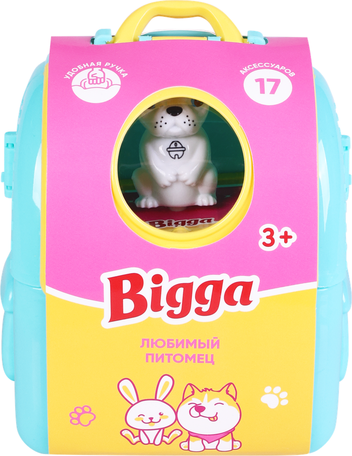 Набор игровой BIGGA Питомец в переноске, Арт. B1573617, предпросмотр