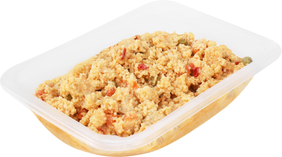 Грудка куриная НАТУРБУФЕТ в сливочно-морковном соусе с кус-кусом, 250г, превью