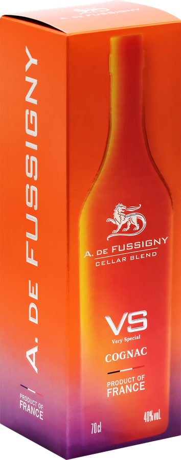 Коньяк DE FUSSIGNY Cellar blend VS ординарный 3 года 40%, п/у, 0.7л, предпросмотр