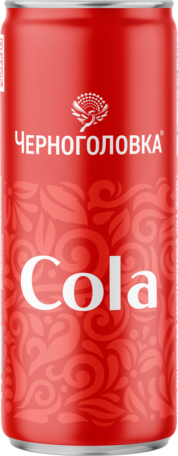 Напиток ЧЕРНОГОЛОВКА Кола сильногазированный, 0.33л, превью