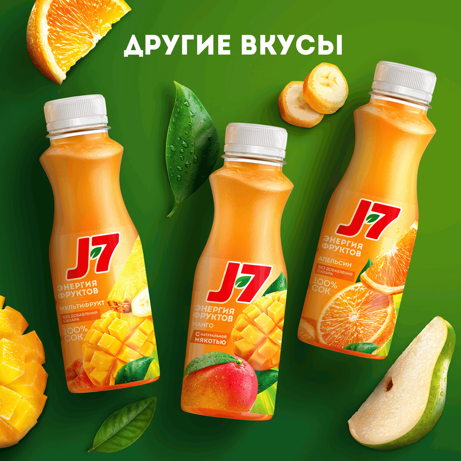 Нектар J7 из манго с мякотью, 0.3л, предпросмотр