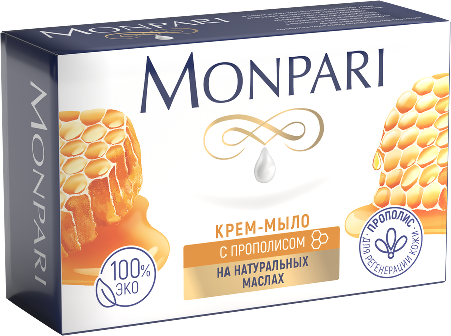 Мыло туалетное MONPARI с прополисом, 100г, превью