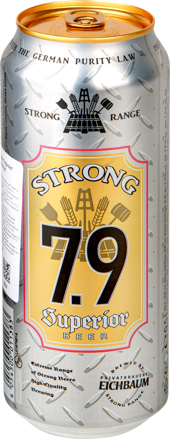 Пиво светлое EICHBAUM Strong фильтрованное пастеризованное 7,9%, 0.5л, предпросмотр