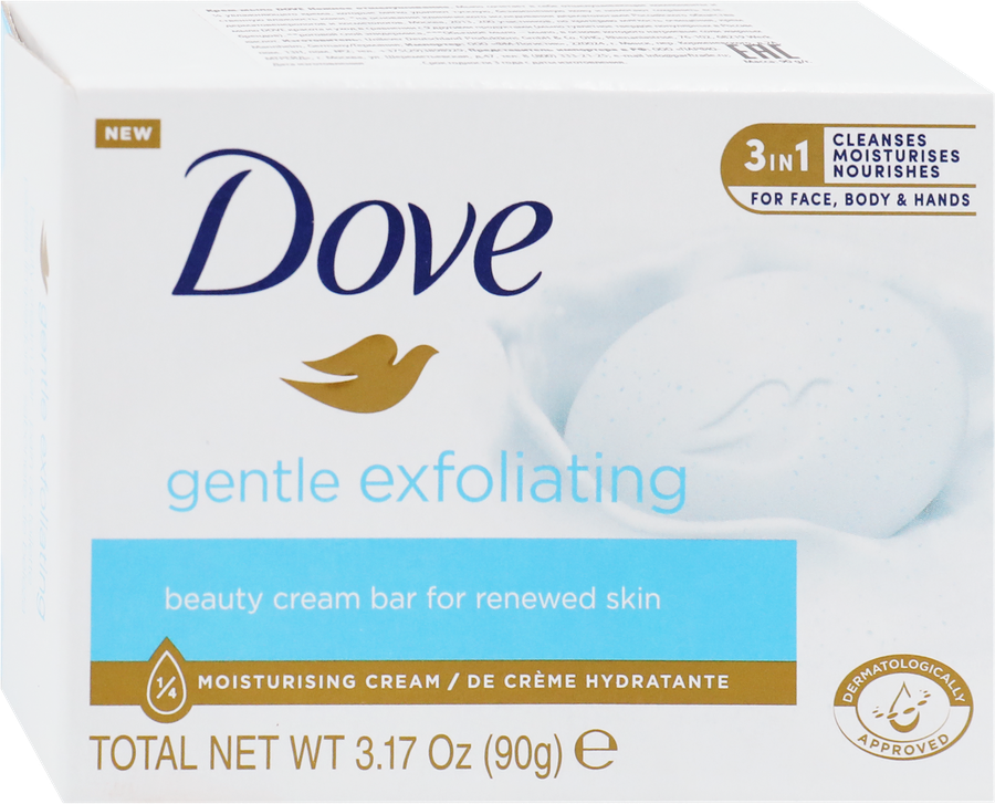 Крем-мыло DOVE Gentle Exfoliating Нежное отшелушивание, 90г, превью