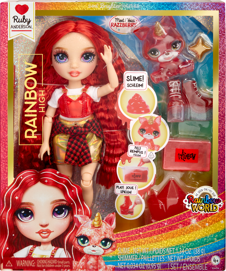 Кукла RAINBOW Junior PJ Party Белла Паркер, розовая с аксессуарами, предпросмотр
