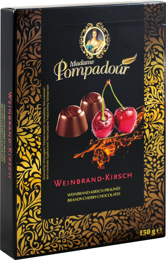 Конфеты MADAME POMPADOUR с бренди и вкусом вишни, 150г, предпросмотр
