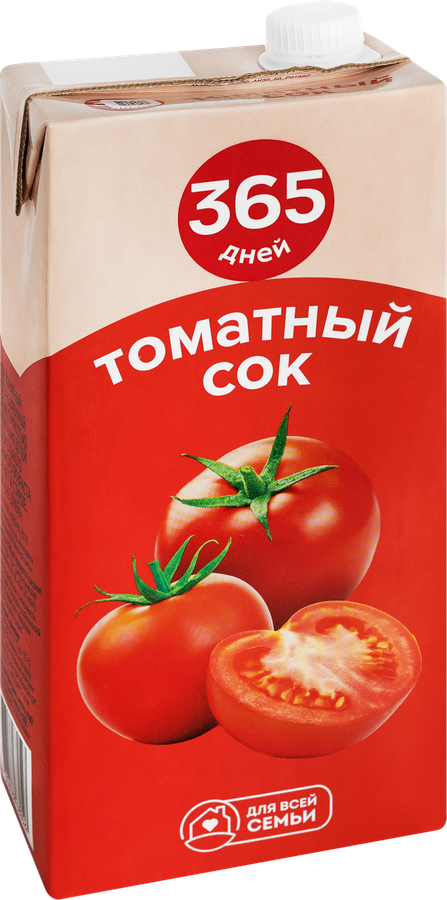 Сок 365 ДНЕЙ Томатный с солью, 1.95л, предпросмотр