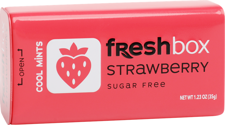 Драже освежающие FRESHBOX Клубника, без сахара, 35г, предпросмотр