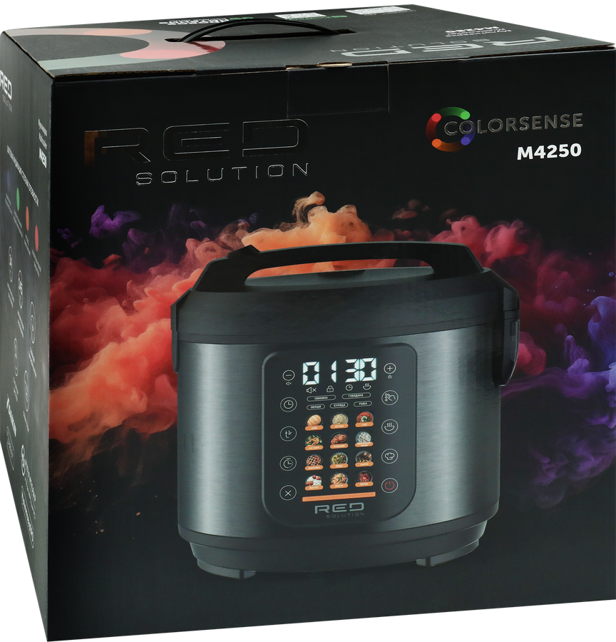 Мультиварка RED SOLUTION COLORSENSE M4250, 860Вт, превью