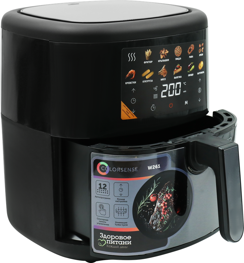Аэрогриль RED SOLUTION COLORSENSE W261, 1500Вт, превью