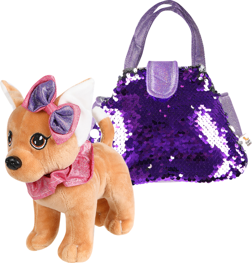 Игрушка FLUFFY FAMILY 19см, в сумочке, Арт. 682238-39, 682241, предпросмотр