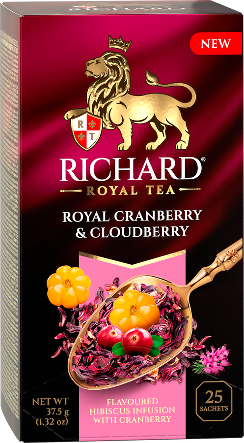 Напиток чайный RICHARD Royal Cranberry&Cloudberry, 25пак, превью