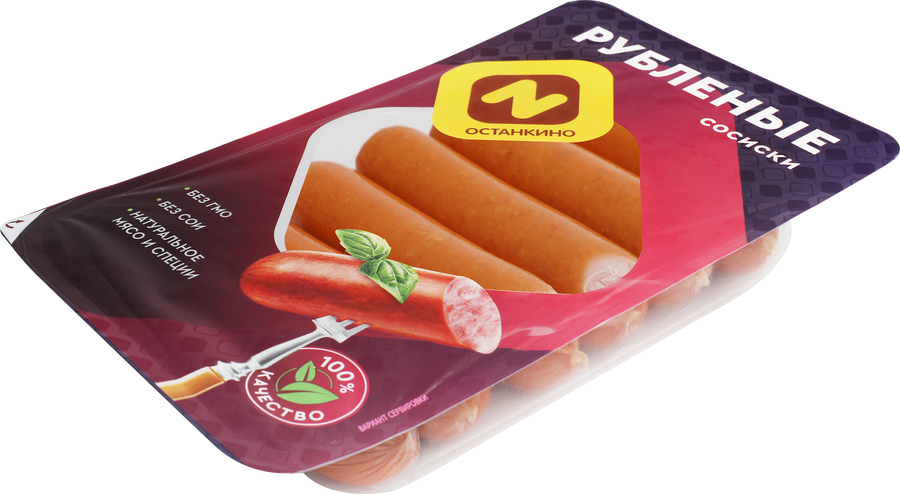 Сосиски ОСТАНКИНО Рубленые, 360г, предпросмотр