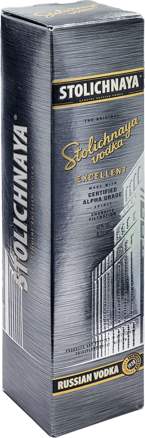 Водка STOLICHNAYA Excellent 40%, п/у, 0.7л, предпросмотр