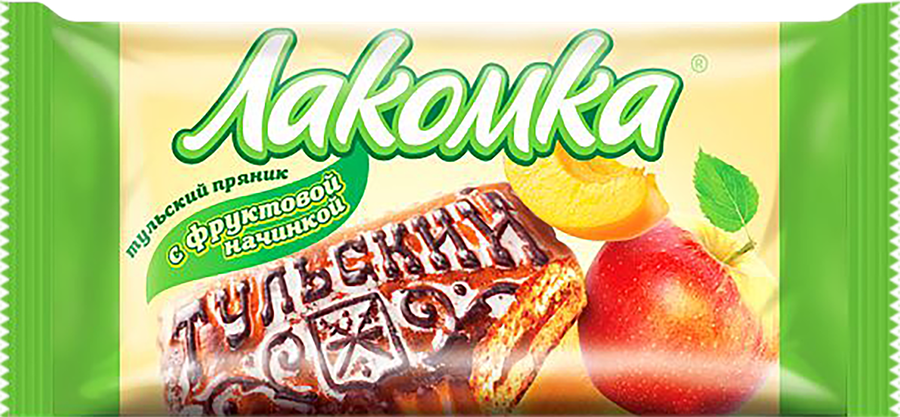Пряник ТУЛЬСКИЙ Лакомка с фруктовой начинкой, мини, весовой, превью