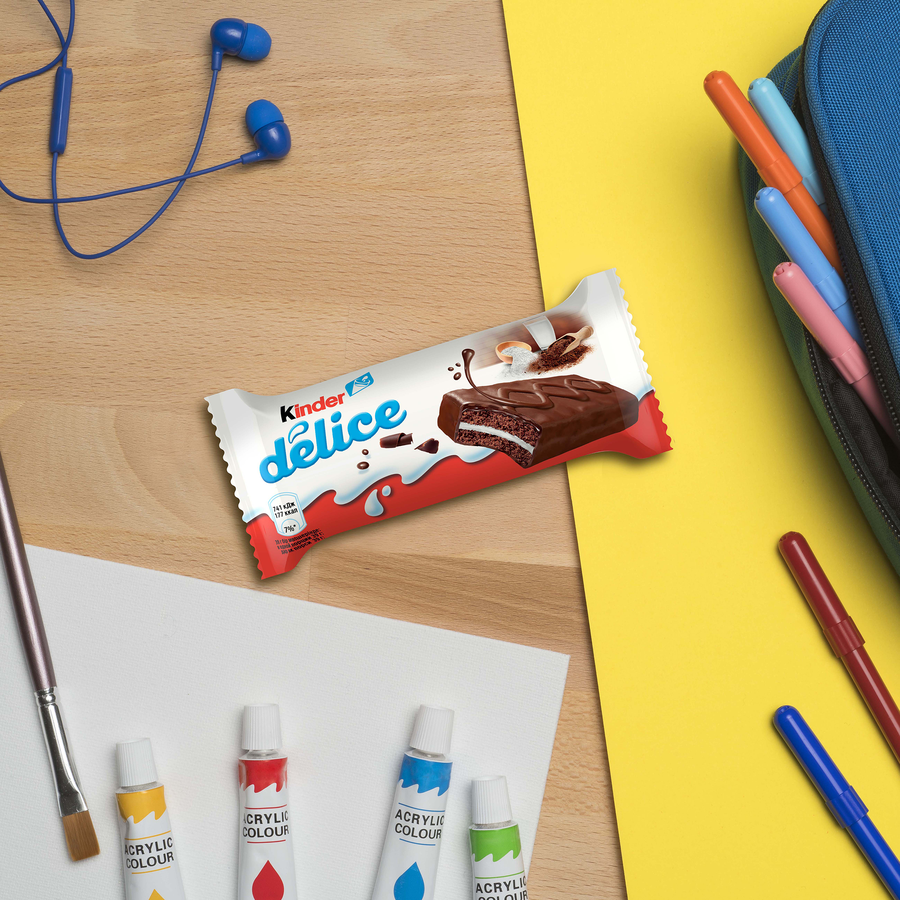 Пирожное бисквитное KINDER Delice с молочной начинкой, 39г, превью