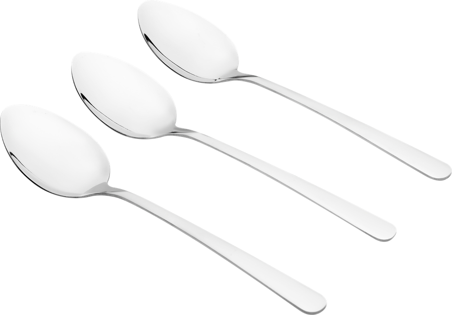 Ложка столовая HOMECLUB Piemont, нержавеющая сталь, 3шт, превью
