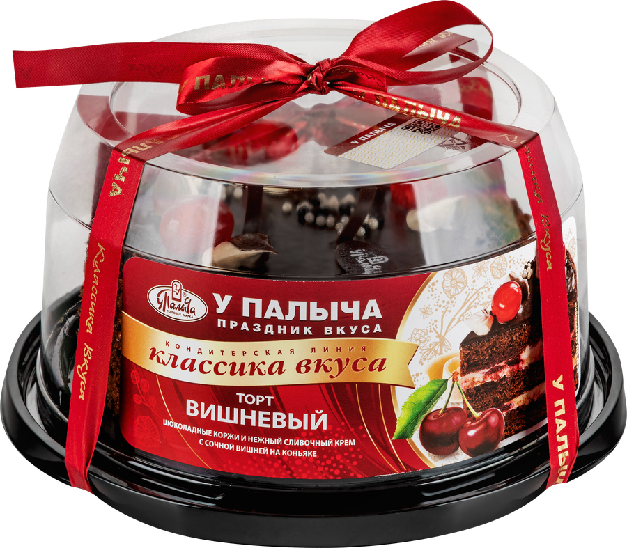 Торт У ПАЛЫЧА Вишневый, 560г, предпросмотр