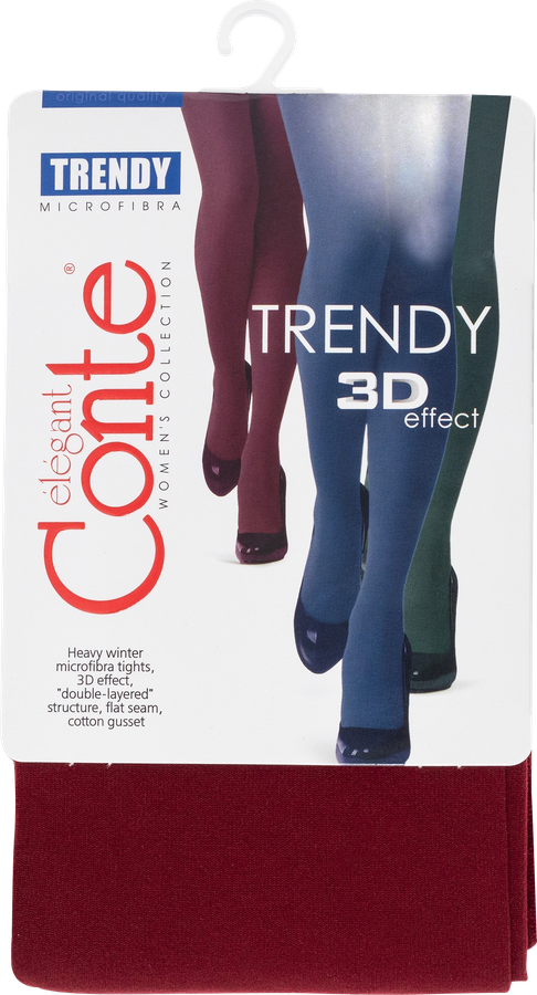 Колготки женские CONTE Trendy 150 den carmin 4, Арт. 8С-57СПТ, предпросмотр