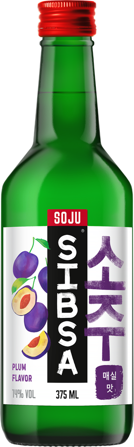 Аперитив SIBSA Соджу со вкусом сливы 14%, 0.375л, превью