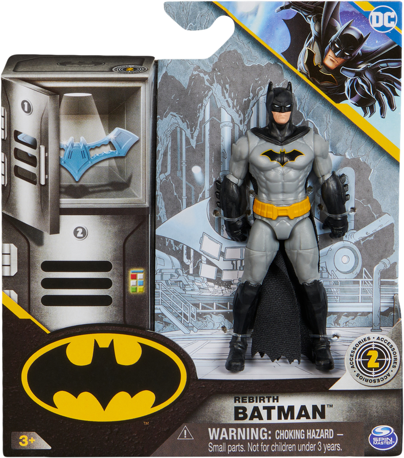 Игрушка BATMAN Бэтмен фигурка 10см, с аксессуарами, в ассортименте, предпросмотр
