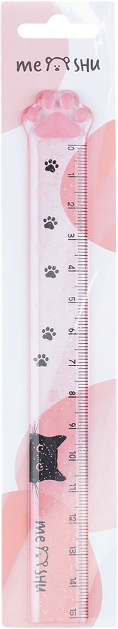 Линейка MESHU Сute Kittens, 15см, пластик, Арт. MS-59666, предпросмотр